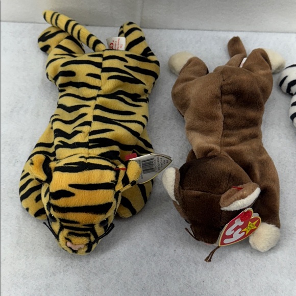 Ty Stuffed Animal Set of 4: Stripes, Pounce, Blizzard, & Canyon - Picture 5 of 12